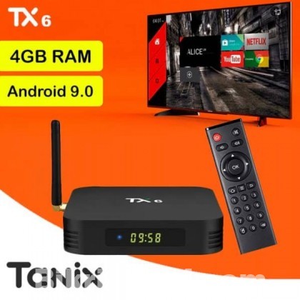 TX6 4GB RAM 6K Resolution Android 9.0 TV Box